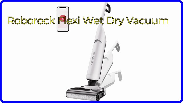 Roborock Flexi cordless wet dry vacuum mop lying flat under furniture
