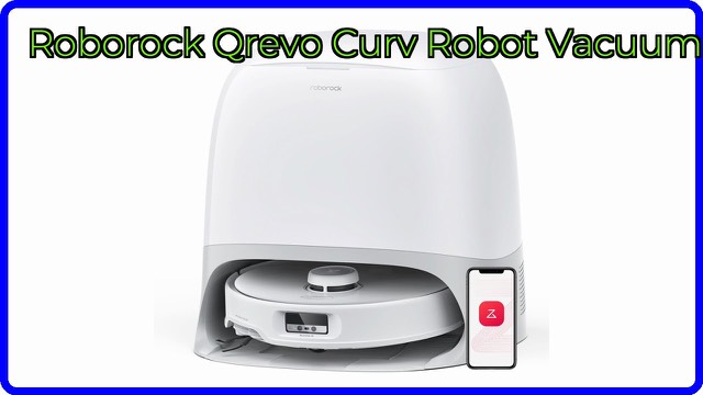 Roborock Qrevo Curv robot vacuum and mop with its multifunctional dock