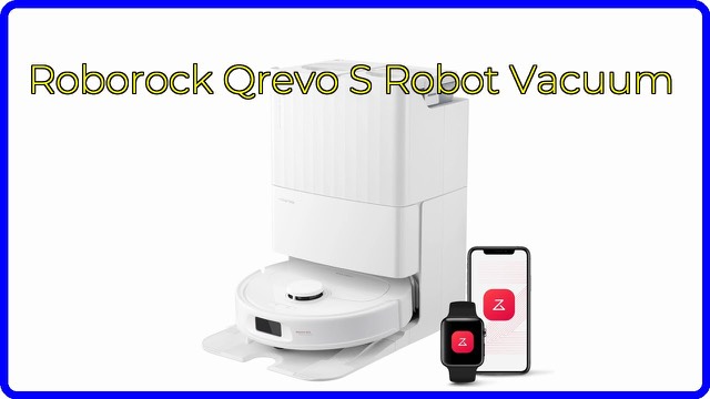 Roborock Qrevo S robot vacuum and mop with its multifunction dock