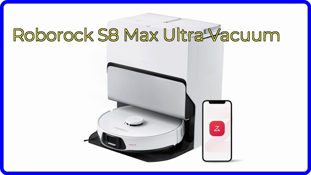 Roborock S8 Max Ultra robot vacuum and mop with RockDock Ultra