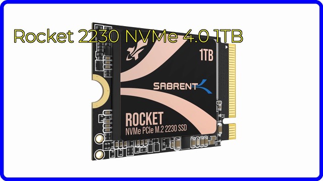 SABRENT Rocket 2230 M.2 NVMe solid state drive