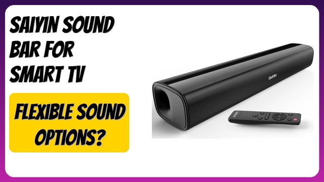 Saiyin DS6301 compact 17-inch sound bar with remote