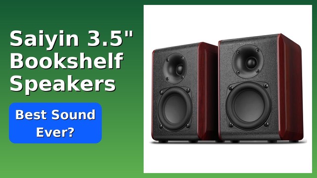Saiyin DS6780M passive bookshelf speakers with piano lacquer finish