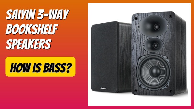 Saiyin DS6960M 3-way passive bookshelf speaker with 5.25-inch woofer