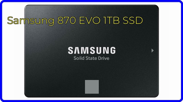 Samsung 870 EVO 2.5-inch SATA solid state drive