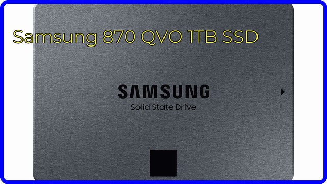 Samsung 870 QVO 1TB 2.5-inch SATA solid state drive