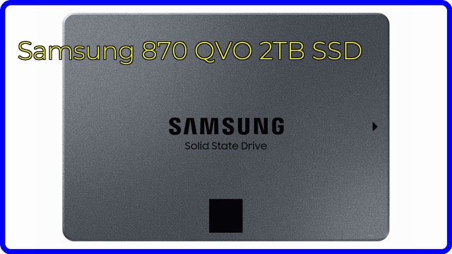 Samsung 870 QVO 2TB 2.5-inch SATA solid state drive