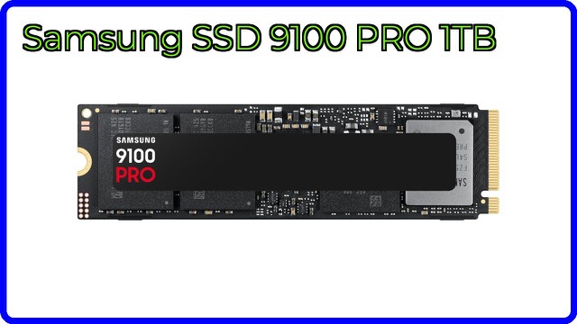 Samsung 9100 PRO M.2 PCIe 5.0 solid-state drive