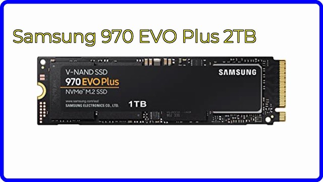 Samsung 970 EVO Plus 2TB M.2 NVMe solid state drive