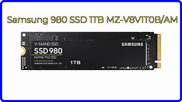 Samsung 980 1TB NVMe M.2 2280 internal SSD
