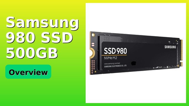 Samsung 980 500GB NVMe M.2 2280 internal solid state drive