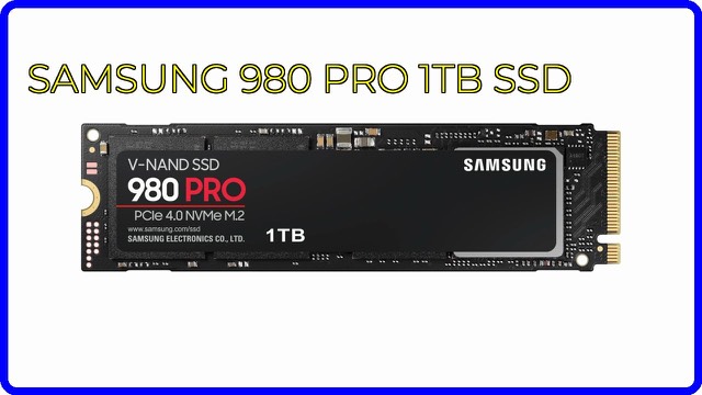 Samsung 980 PRO 1TB M.2 NVMe solid state drive
