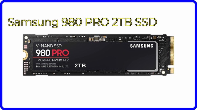 Samsung 980 PRO 2TB M.2 NVMe SSD
