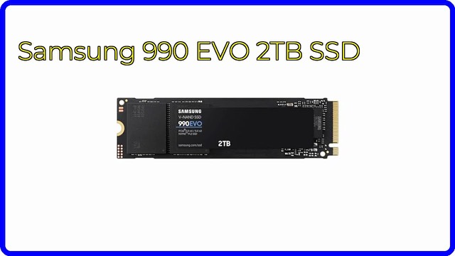 Samsung 990 EVO 2TB M.2 NVMe SSD