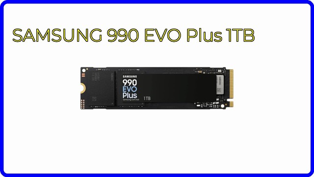 Samsung 990 EVO Plus 1TB M.2 2280 NVMe SSD