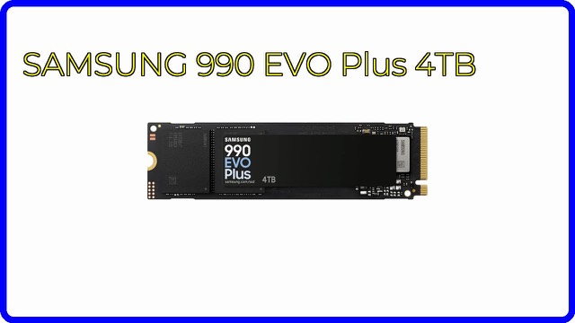 Samsung 990 EVO Plus 4TB M.2 2280 NVMe solid state drive