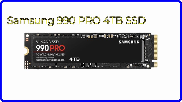 Samsung 990 PRO 4TB M.2 NVMe SSD