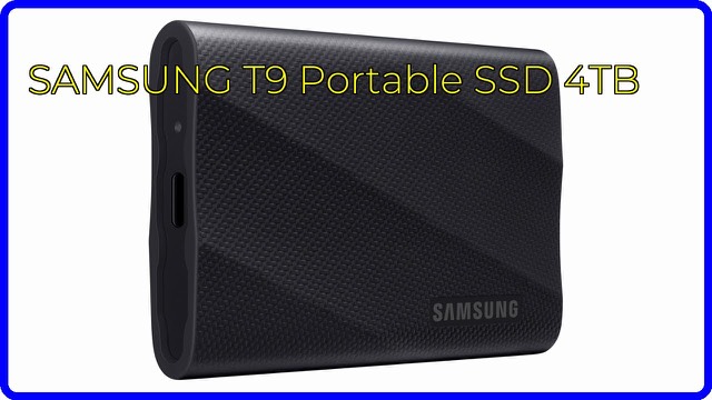 Samsung T9 4TB portable SSD in black