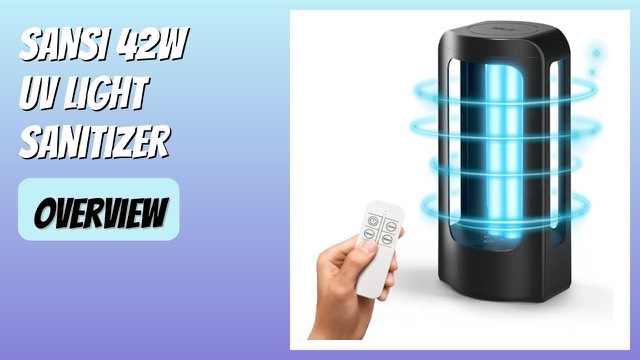 SANSI 42W UVC sanitizing lamp with remote control
