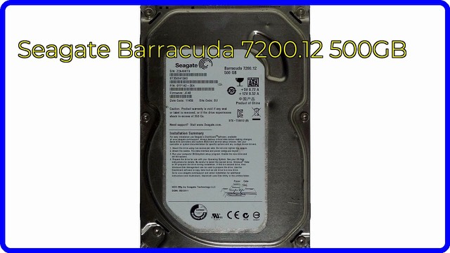 Seagate Barracuda 7200.12 500GB 3.5-inch internal hard drive