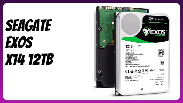 Seagate Exos X14 12TB 3.5-inch internal hard drive