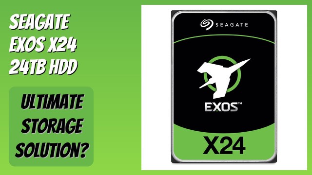 Seagate Exos X24 24TB 3.5-inch enterprise internal hard drive