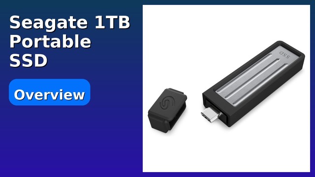 Seagate Ultra Compact portable SSD with USB-C connector