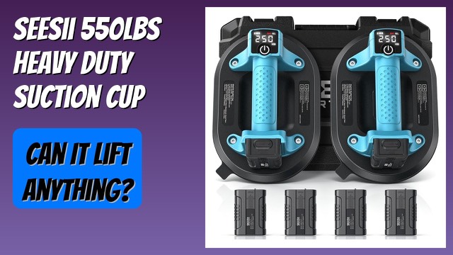 Seesii S30 Pro electric suction cup lifter with carrying case