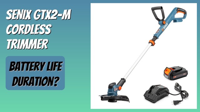SENIX GTX2-M 20V cordless string trimmer with battery