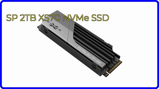 Silicon Power XS70 2TB M.2 NVMe SSD with slotted heatsink