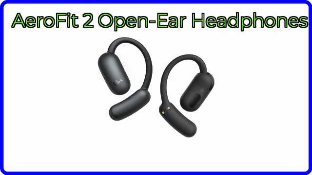 Soundcore AeroFit 2 open-ear wireless headphones with ear hooks