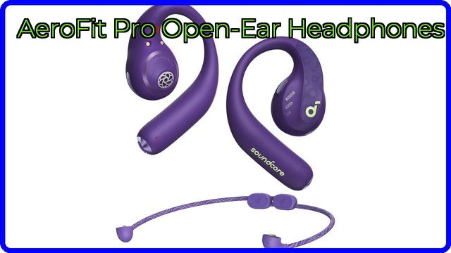 Soundcore AeroFit Pro open-ear headphones with ear hooks