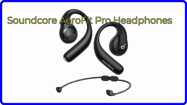 Soundcore AeroFit Pro open-ear wireless headphones with ear hooks