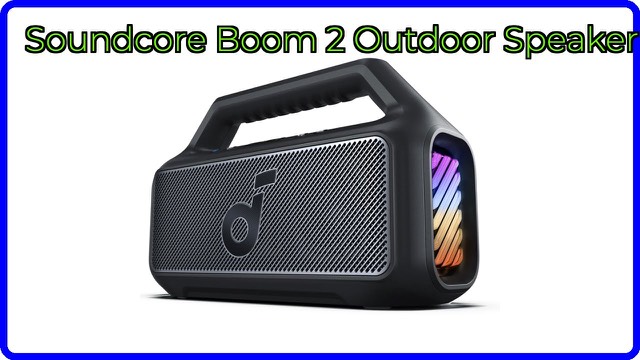 Soundcore Boom 2 portable outdoor Bluetooth speaker