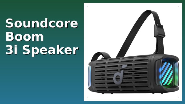 Soundcore Boom 3i rugged portable Bluetooth speaker