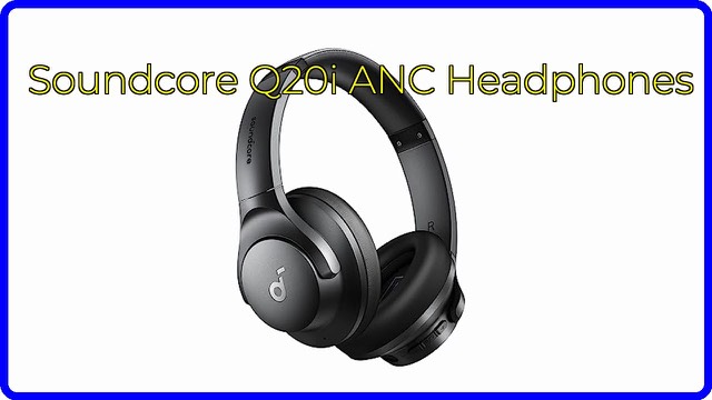Soundcore Q20i wireless over-ear noise cancelling headphones