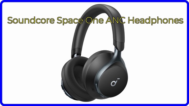 Soundcore Space One over-ear wireless noise cancelling headphones
