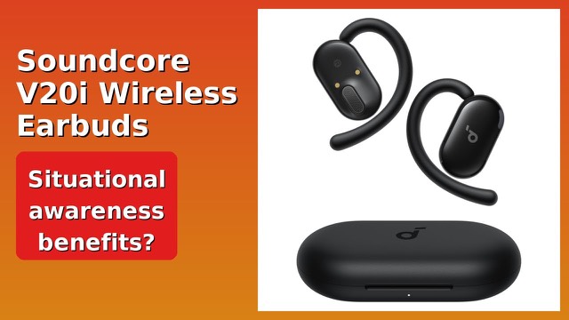 Soundcore V20i open-ear wireless earbuds with ear hooks