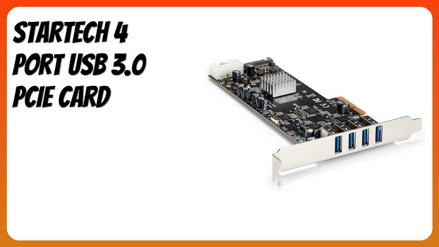 StarTech 4-port USB 3.0 PCI Express expansion card