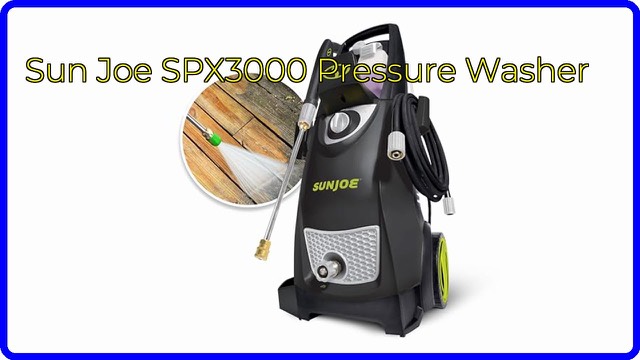 Sun Joe SPX3000 electric pressure washer with hose and wand