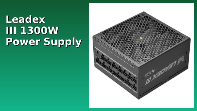 Super Flower Leadex III 1300W black modular power supply