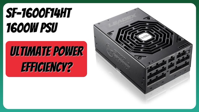 Super Flower Leadex Titanium 1600W modular PC power supply