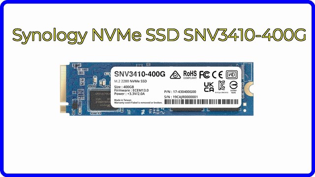 Synology SNV3410 M.2 2280 NVMe SSD