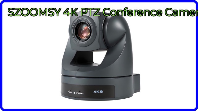 SZOOMSY 4K PTZ conference camera with 20x optical zoom