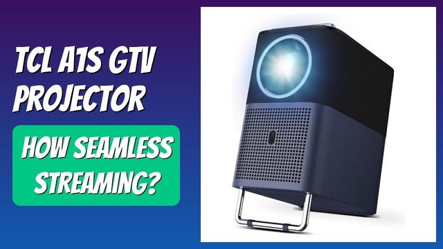 TCL A1s portable 1080p projector with built-in Google TV
