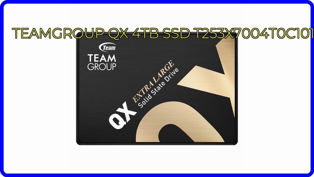 TEAMGROUP QX 4TB 2.5-inch SATA solid-state drive