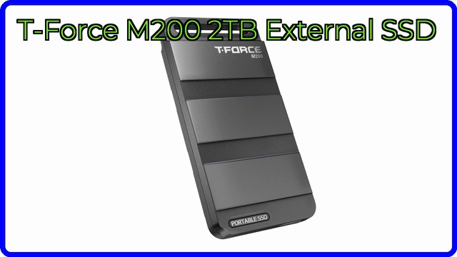 TEAMGROUP T-Force M200 portable external SSD with USB Type-C