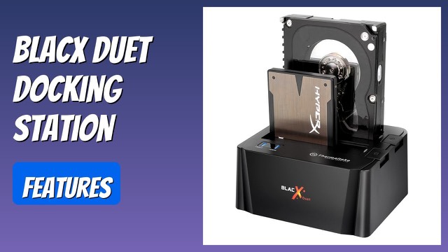 Thermaltake BlacX Duet docking station with two hard drives