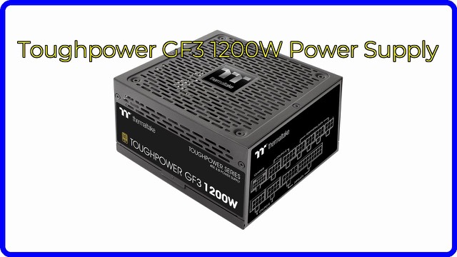 Thermaltake Toughpower GF3 1200W fully modular ATX 3.0 power supply