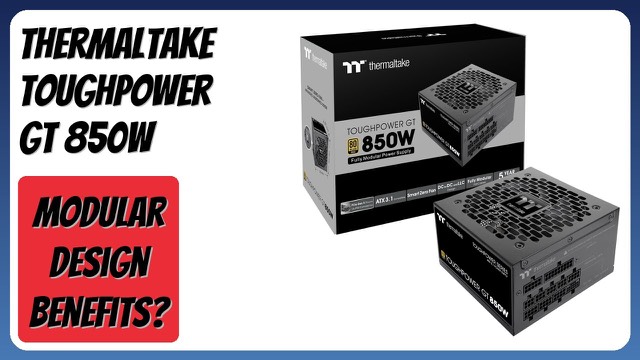Thermaltake Toughpower GT 850W fully modular ATX 3.1 power supply in black